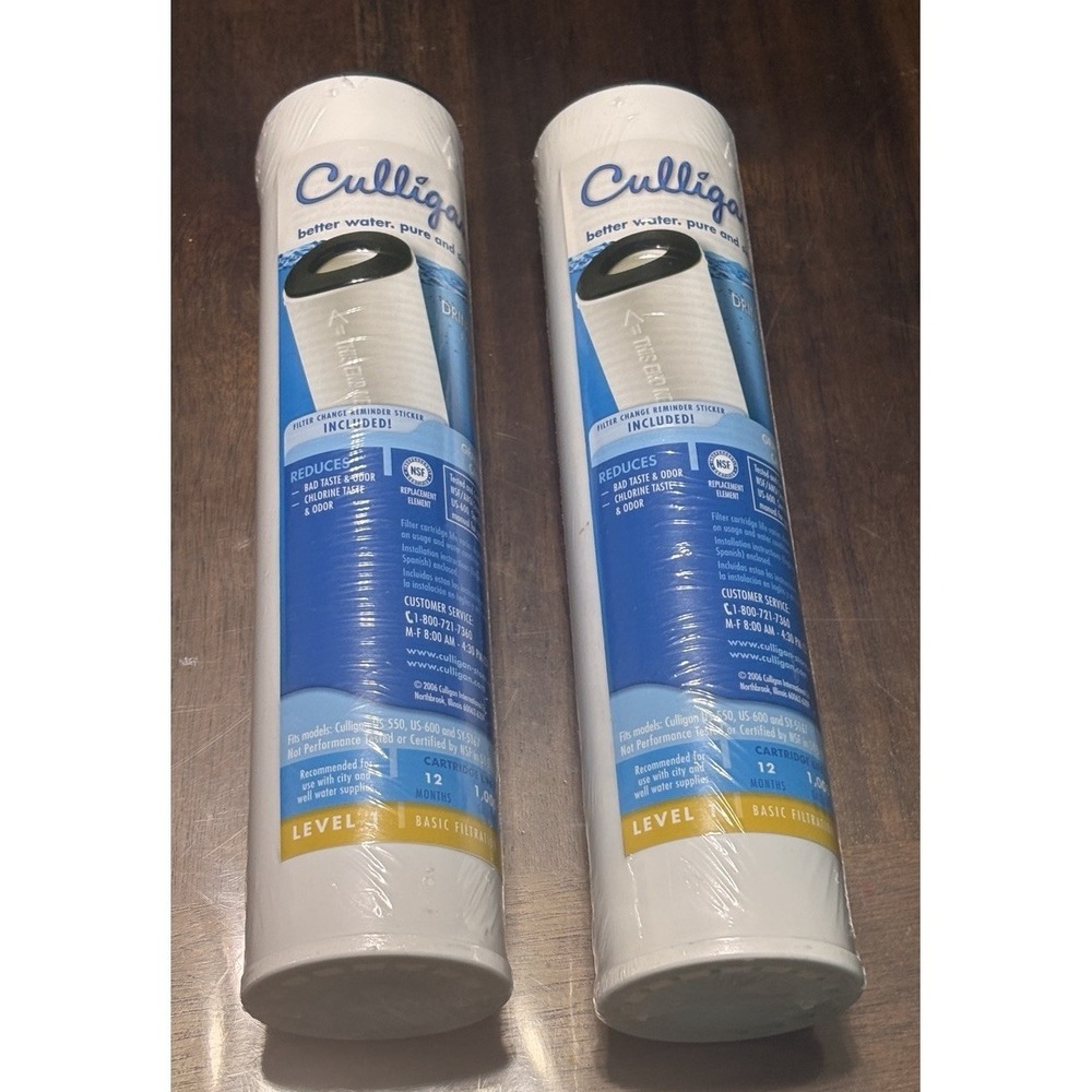 Culligan D-20 Drinking Water Filter‎ Cartridges 2 Pack New Sealed